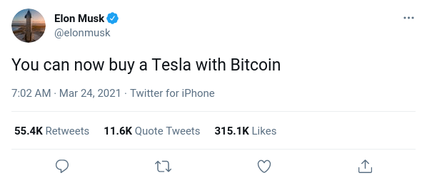 Tesla btc